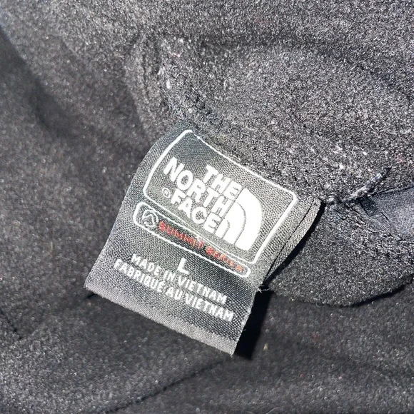 The North Face reversible black size large kids